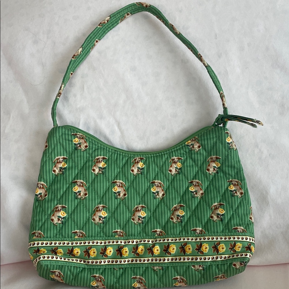 Vera Bradley- Green Patterned Women's Bag